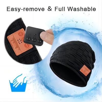 Ski fahrende drahtlose Musik-Beanie Hat With Bluetooth-Hifi Doppelsprecher