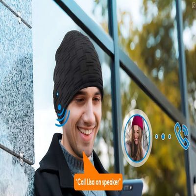 Viview Beanie Music Hat mit bluetooth Sprecher justierbarem bluetooth Hut für Sport im Freien Skifahren, Jagd des Winters