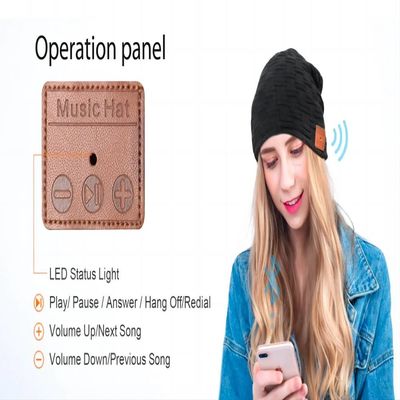 Viview-Musik-Hut mit bluetooth bluetooth Sprecher justierbarem vioce Hut, der Stuffersgeschenke für die Frauen-Männer Jugend auf Lager