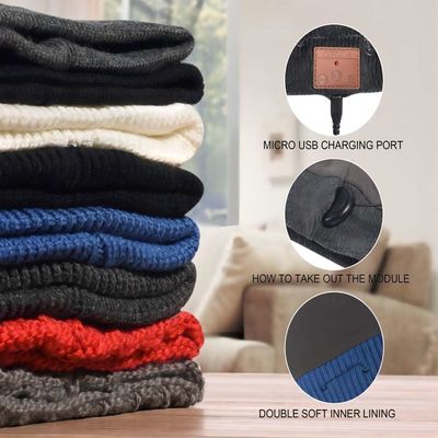 Eislauf, Anrufe Reit-Bluetooths wandernd freie Telefon-Beanie Hat Music Playing Hands