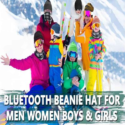 Drahtloser UnisexBeanie Hat mit vorzüglichen verpackenden drahtlosen Winter-Hüten bedecken Musik-Hut Beanie Winter Knite Cap mit einer Kappe