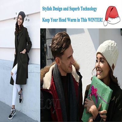 Drahtloser UnisexBeanie Hat mit vorzüglichen verpackenden drahtlosen Winter-Hüten bedecken Musik-Hut Beanie Winter Knite Cap mit einer Kappe