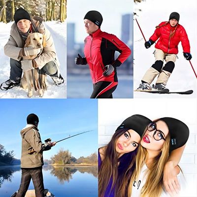 Drahtlose Beanie Hat BT Version 5,0 Giftbox Viview, welches das Musik Wärme-freihändige Fordern das Rütteln, spezielle Geschenke genießt