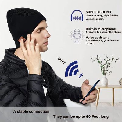 Freundin-Freund Weihnachtstechnologie-Geschenk-Bluetooths Beanie Hat For Father Monther