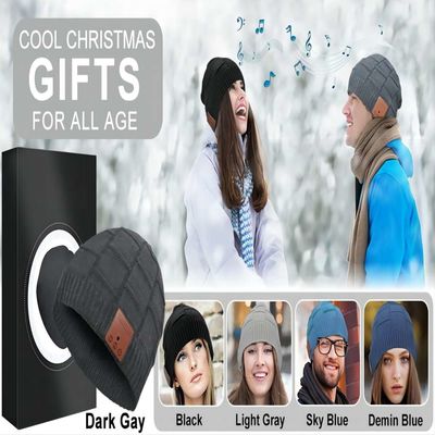 Winter-Strickmütze Mann-Frauen-Bluetooths Beanie Hat Headphone Music Hat