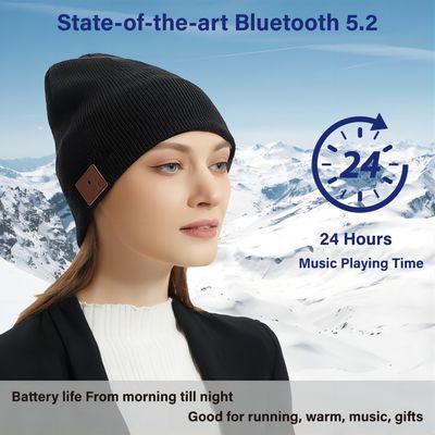 Winter-Strickmütze Mann-Frauen-Bluetooths Beanie Hat Headphone Music Hat