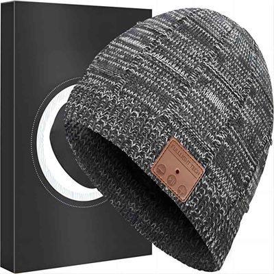 Bluetooth drahtloser Beanie Hat Knit Music Hat für das Radfahren, Eiskunstlauf, wandernd