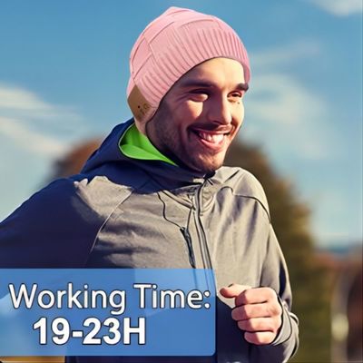 Wrieless-Kopfhörer Bluetooth Beanie Hat Music Listening Warm windundurchlässig
