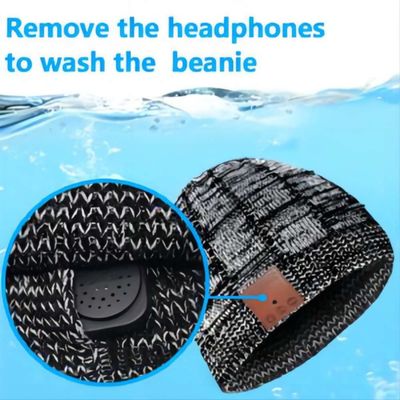 Winter, wandernd und klettern, rüttelndes Bluetooth Beanie Hat With Wireless Headset BT5.0