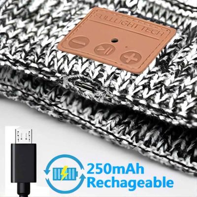 Winter, wandernd und klettern, rüttelndes Bluetooth Beanie Hat With Wireless Headset BT5.0