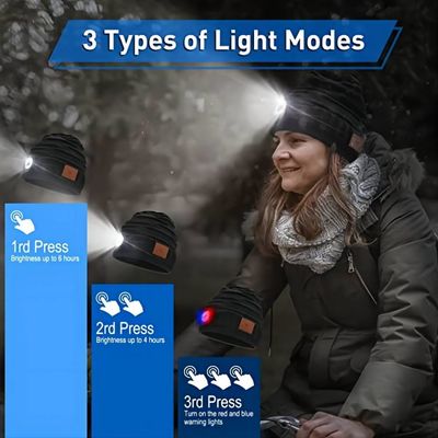 Mann-Frauen er ihre Bluetooth-Hut-Beanie Novelty Headwear Christmas Stocking-Stuffers-Geschenke