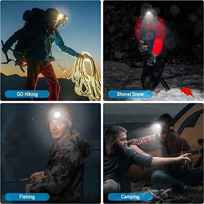 Scheinwerfer Akku-Bluetooths Beanie Hat With LED für das kletternde wandernde radfahrende Radfahren