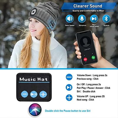 Rechargable-Batterie-Bluetooth-Taschenlampen-Kappe für Nachtfischen-Schaufel-Schnee