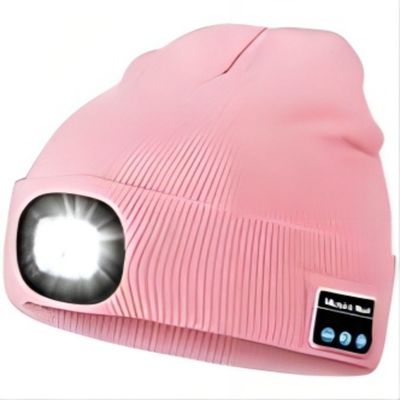 Musik-Play-back LED Beanie With Light Hands Free, der Protokollierungssonnenuntergang-Fischen fordert