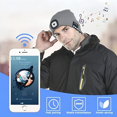 LED stricken Spiel-Zeit des Bluetooth-Kopfhörer-Hut-12hours errichtet im Mikrofon