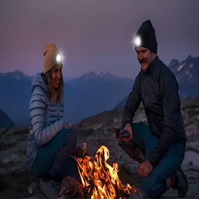 LED-Scheinwerfer-Musik-Kappen-Bluetooth-Kopfhörer-Hut für Weihnachten, Geburtstage, Männer