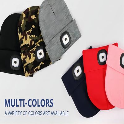 Hut Bluetooth-Beanie-LED geben Ihre Hände zur Musik-Telefon-Antwort-Taschenlampen-Beleuchtung frei