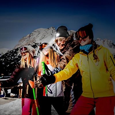 Abnehmbares Bluetooth LED Beanie Hat With Front Light für Nachtfischen