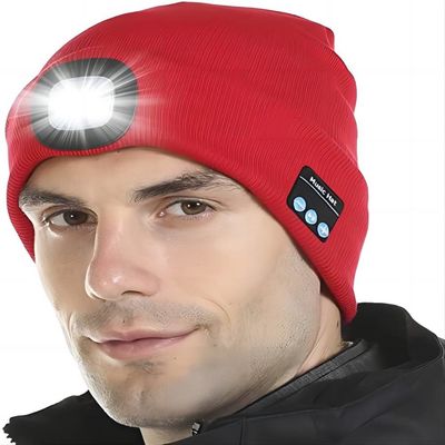 Hut Telefon-Anruf-Musik-Play-back-Bluetooths LED mit 4 LED-Licht für Nachtdas gehen