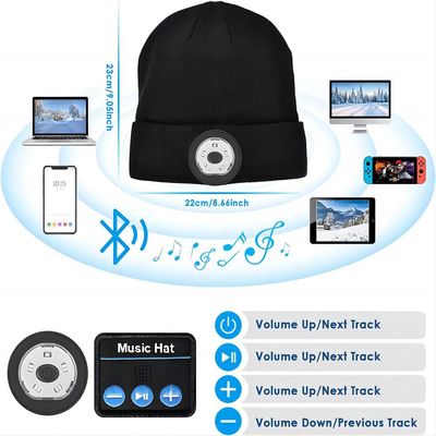 Kopfhörer-Videohut 1080P HD Bluetooth mit Foto-Video-Musik