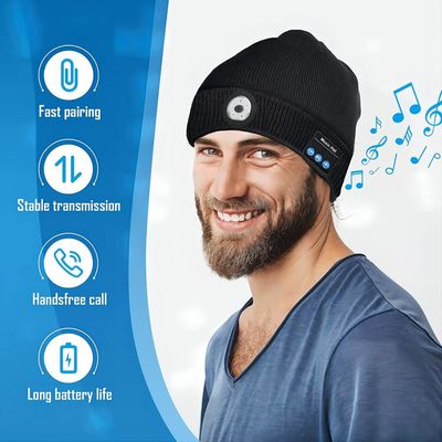Videohut LED Bluetooth, 5.0-megapixel HD Entschließung tragbare tragbare Videokamera mit Musik genießen Scheinwerfer für Patrouille