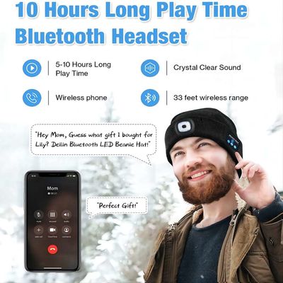 Volle Videohutstumpen-Kamera HD 1296P Bluetooth mit LED-Helligkeits-Scheinwerfern