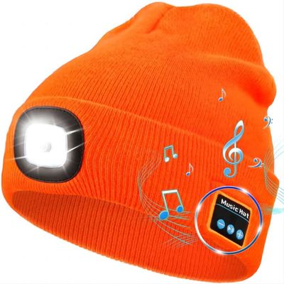 Drahtloses der codierten Karte 6hours des Musik-Bluetooth-Kopfhörer-Hut-128G Video